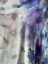 Poppy V Frill Floral Print