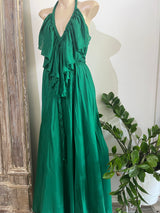 Poppy Dress Long, Fern Green