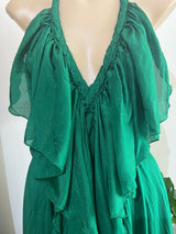 Poppy Dress Long, Fern Green