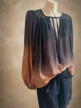 Leith Silk Blouse Ombre