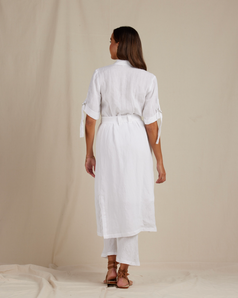 Cairo Dress, White